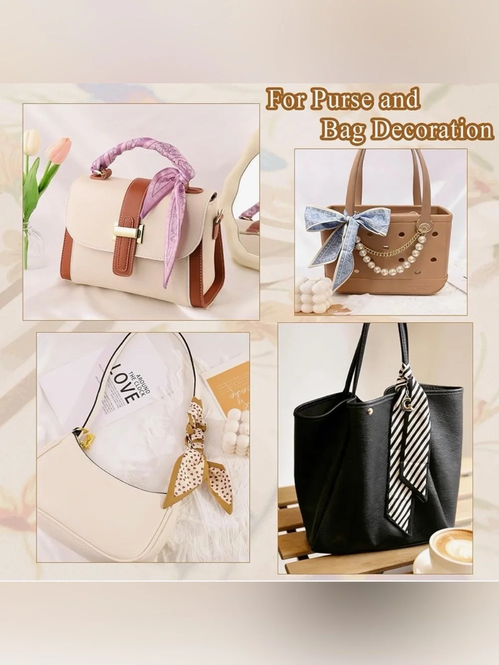 Purse Scarves Set 16 pcs